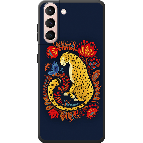 Чехол BoxFace Samsung G991 Galaxy S21 Petrykivka Leopard