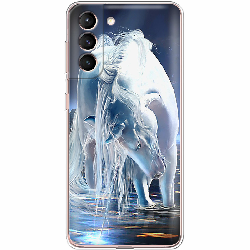 Чехол BoxFace Samsung G991 Galaxy S21 White Horse
