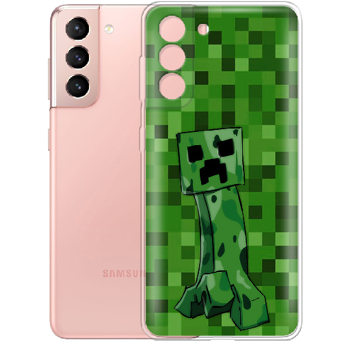 Чехол BoxFace Samsung G991 Galaxy S21 Minecraft Creeper