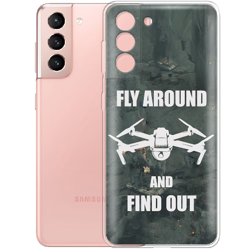 Чехол BoxFace Samsung G991 Galaxy S21 Дрон Fly Around