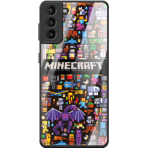 Чехол BoxFace Samsung G991 Galaxy S21 Minecraft Mobbery