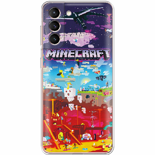 Чехол BoxFace Samsung G991 Galaxy S21 Minecraft World Beyond