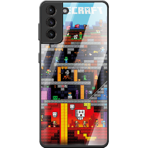 Чехол BoxFace Samsung G991 Galaxy S21 Minecraft Lode Runner