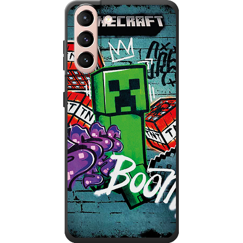 Чехол BoxFace Samsung G991 Galaxy S21 Minecraft Graffiti