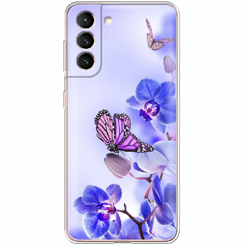 Чехол BoxFace Samsung G991 Galaxy S21 Orchids and Butterflies