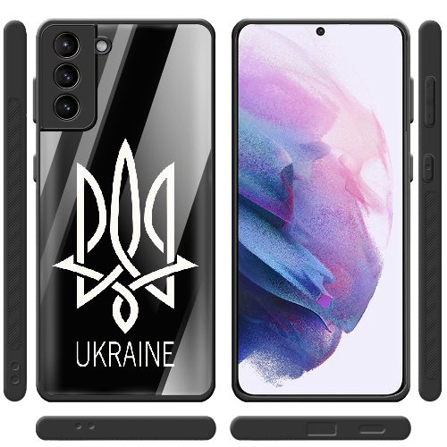 Чехол BoxFace Samsung G996 Galaxy S21 Plus Тризуб монограмма UKRAINE
