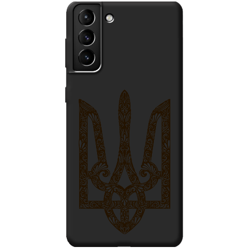 Чехол BoxFace Samsung G996 Galaxy S21 Plus Ukrainian Black Trident