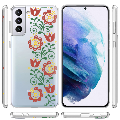 Чехол BoxFace Samsung G996 Galaxy S21 Plus Ethno Flower