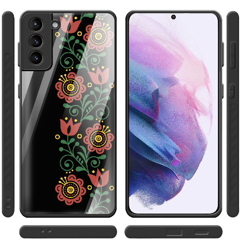 Чехол BoxFace Samsung G996 Galaxy S21 Plus Ethno Flower