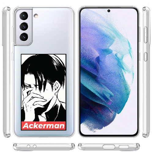 Чехол BoxFace Samsung G996 Galaxy S21 Plus Attack On Titan - Ackerman