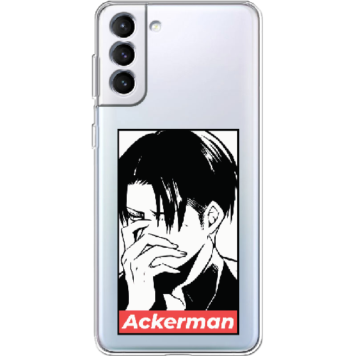 Чехол BoxFace Samsung G996 Galaxy S21 Plus Attack On Titan - Ackerman