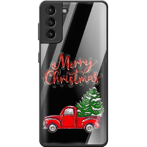 Чехол BoxFace Samsung G996 Galaxy S21 Plus Holiday Car Merry Christmas