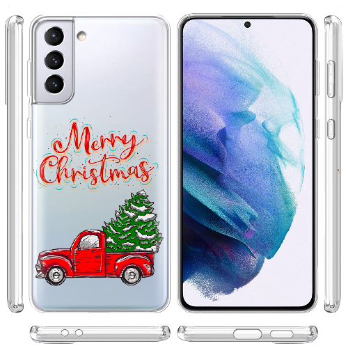 Чехол BoxFace Samsung G996 Galaxy S21 Plus Holiday Car Merry Christmas