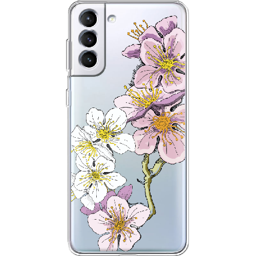 Чехол BoxFace Samsung G996 Galaxy S21 Plus Cherry Blossom