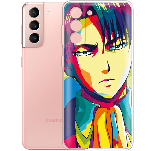 Чехол BoxFace Samsung G996 Galaxy S21 Plus Attack on titan Levi Anime Pop