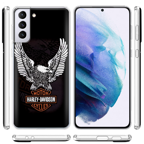 Чехол BoxFace Samsung G996 Galaxy S21 Plus Harley Davidson and eagle