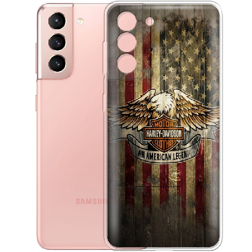 Чехол BoxFace Samsung G996 Galaxy S21 Plus Harley Davidson An American Legend