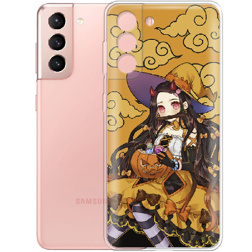 Чехол BoxFace Samsung G996 Galaxy S21 Plus Kamado Nezuko Halloween