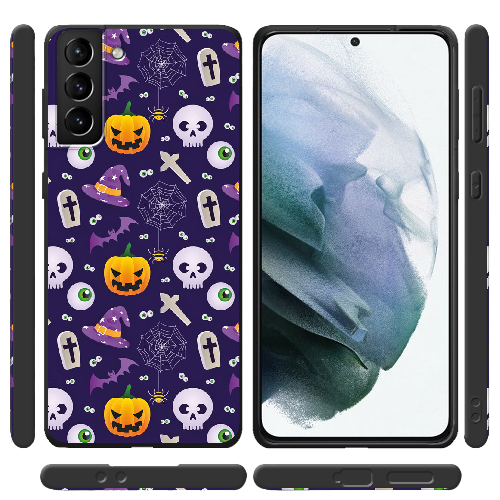 Чехол BoxFace Samsung G996 Galaxy S21 Plus Halloween Purple Mood