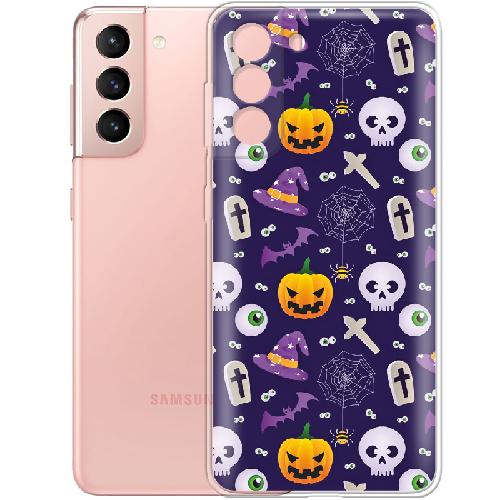 Чехол BoxFace Samsung G996 Galaxy S21 Plus Halloween Purple Mood