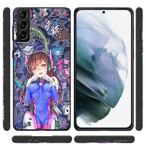 Чехол BoxFace Samsung G996 Galaxy S21 Plus Overwatch D.VA