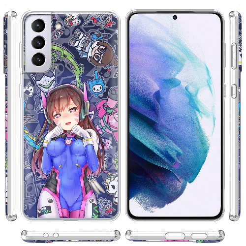 Чехол BoxFace Samsung G996 Galaxy S21 Plus Overwatch D.VA