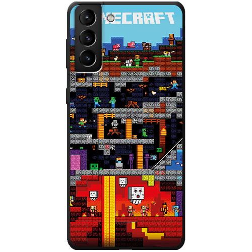 Чехол BoxFace Samsung G996 Galaxy S21 Plus Minecraft Lode Runner