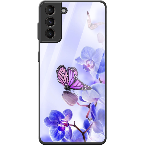 Чехол BoxFace Samsung G996 Galaxy S21 Plus Orchids and Butterflies