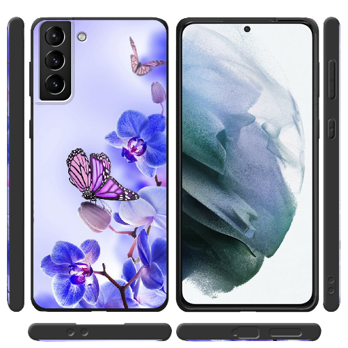 Чехол BoxFace Samsung G996 Galaxy S21 Plus Orchids and Butterflies