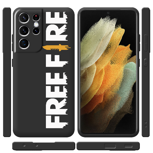 Чехол BoxFace Samsung G998 Galaxy S21 Ultra Белый Free Fire