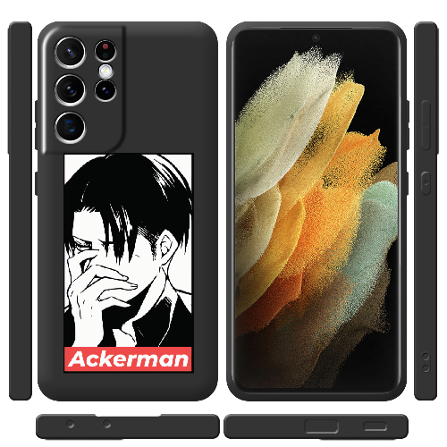 Чехол BoxFace Samsung G998 Galaxy S21 Ultra Attack On Titan - Ackerman