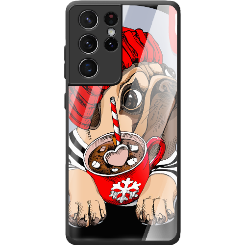 Чехол BoxFace Samsung G998 Galaxy S21 Ultra Winter Puggy