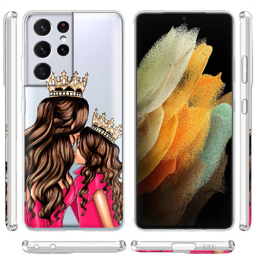 Чехол BoxFace Samsung G998 Galaxy S21 Ultra Queen and Princess