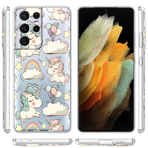 Чехол BoxFace Samsung G998 Galaxy S21 Ultra Unicorns