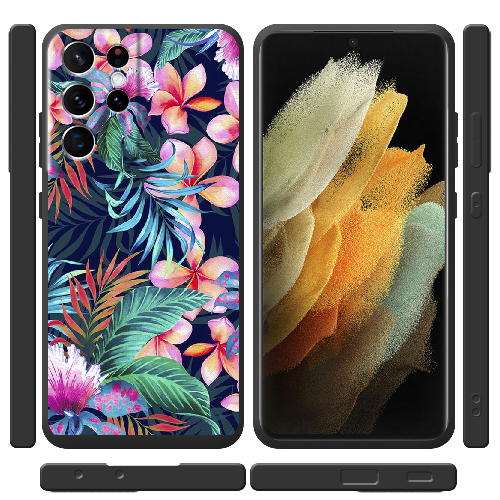 Чехол BoxFace Samsung G998 Galaxy S21 Ultra flowers in the tropics