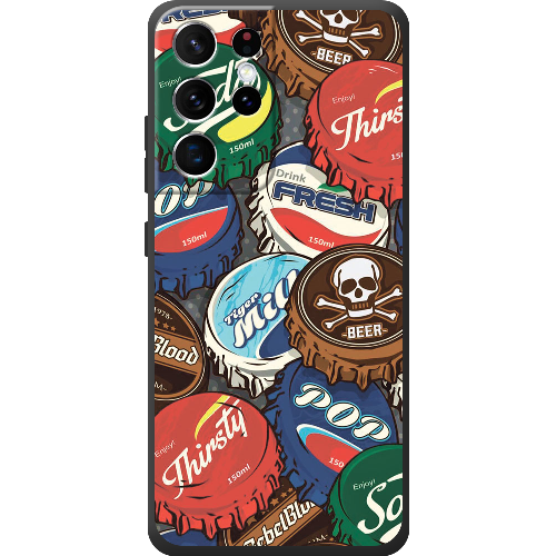 Чехол BoxFace Samsung G998 Galaxy S21 Ultra Drink Lids