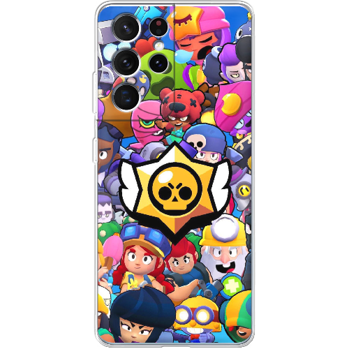 Чехол BoxFace Samsung G998 Galaxy S21 Ultra Brawl Stars