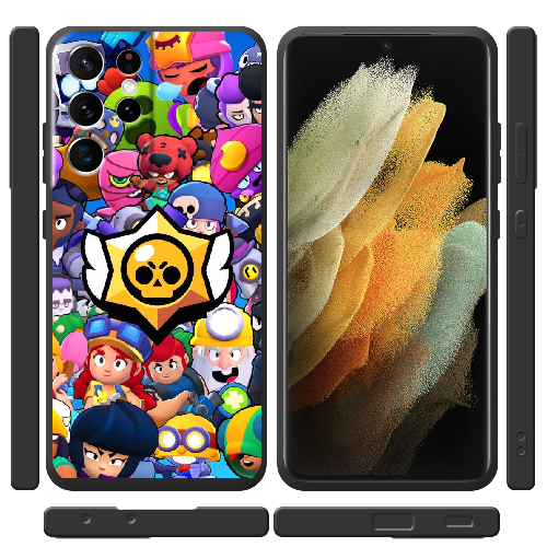 Чехол BoxFace Samsung G998 Galaxy S21 Ultra Brawl Stars