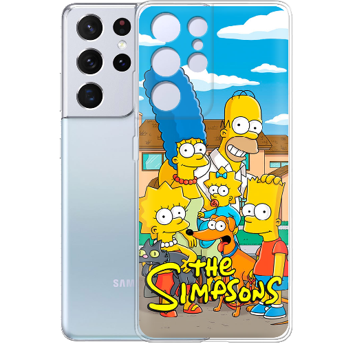 Чехол BoxFace Samsung G998 Galaxy S21 Ultra the simpsons