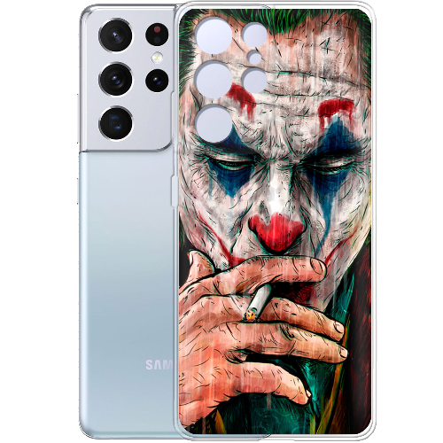 Чехол BoxFace Samsung G998 Galaxy S21 Ultra Joker Smoking