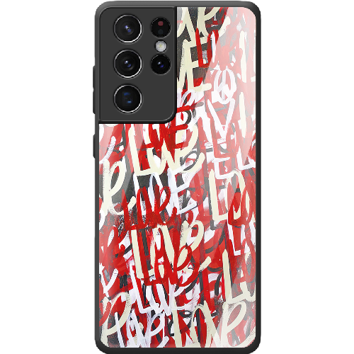 Чехол BoxFace Samsung G998 Galaxy S21 Ultra Love Graffiti