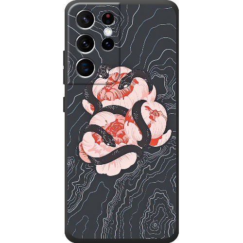 Чехол BoxFace Samsung G998 Galaxy S21 Ultra Snake Rose