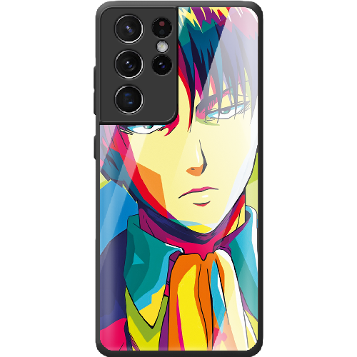 Чехол BoxFace Samsung G998 Galaxy S21 Ultra Attack on titan Levi Anime Pop