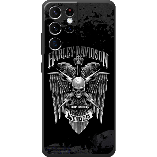 Чехол BoxFace Samsung G998 Galaxy S21 Ultra Harley Davidson skull and eagles