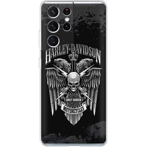 Чехол BoxFace Samsung G998 Galaxy S21 Ultra Harley Davidson skull and eagles