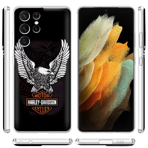 Чехол BoxFace Samsung G998 Galaxy S21 Ultra Harley Davidson and eagle