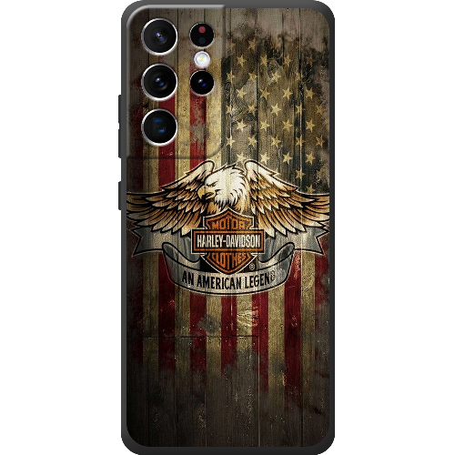 Чехол BoxFace Samsung G998 Galaxy S21 Ultra Harley Davidson An American Legend