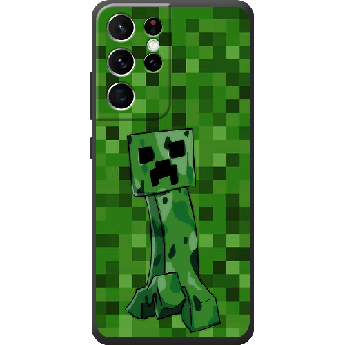 Чехол BoxFace Samsung G998 Galaxy S21 Ultra Minecraft Creeper