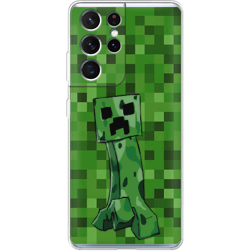 Чехол BoxFace Samsung G998 Galaxy S21 Ultra Minecraft Creeper