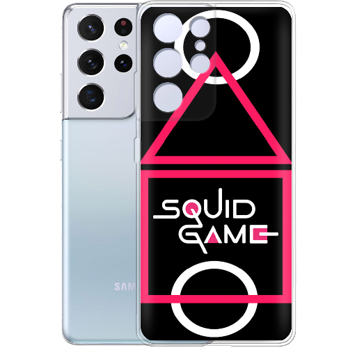 Чехол BoxFace Samsung G998 Galaxy S21 Ultra siquid game поле для игры в кальмара